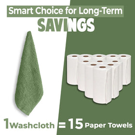 DAN RIVER wash cloths multi-use for face hands and gym