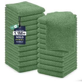 DAN RIVER wash cloths soft texture for daily cleansing