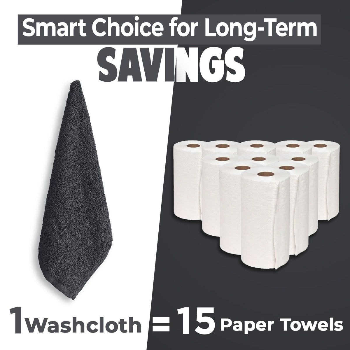 DAN RIVER wash cloths travel-friendly for gym routines.