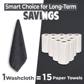 DAN RIVER wash cloths travel-friendly for gym routines.
