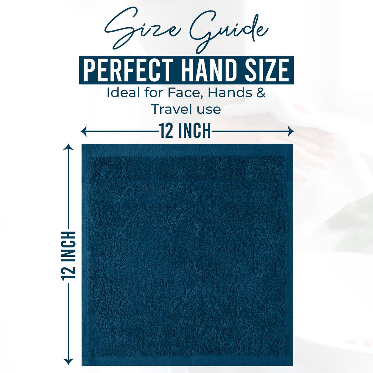 DAN RIVER ultra-soft wash cloth designed for gentle facial care.