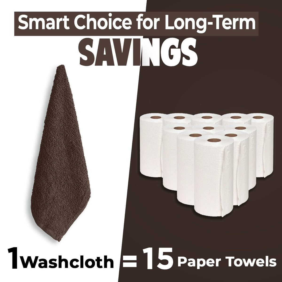 DAN RIVER washcloth suited for face, body, baby care, and gym routines