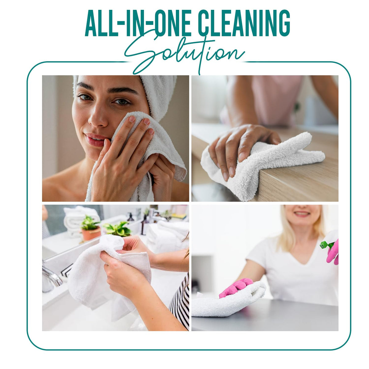 DAN RIVER wash cloths — bathroom set for everyday cleaning needs.