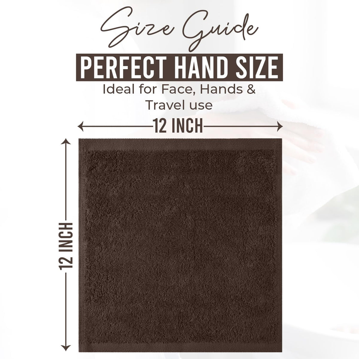 DAN RIVER washcloth brown pack image emphasizing value and quality