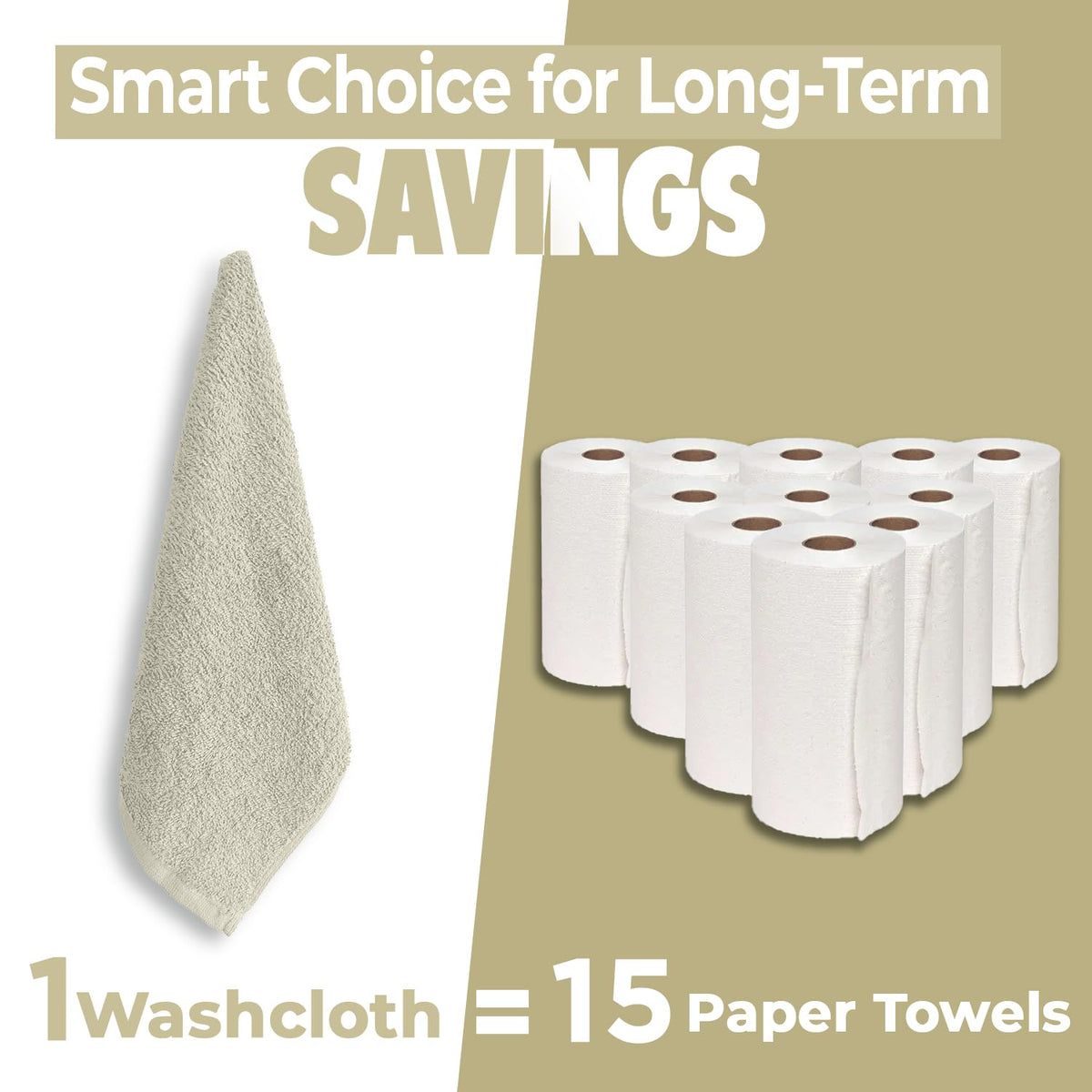 DAN RIVER multi-use washcloth shown for home, gym, and travel