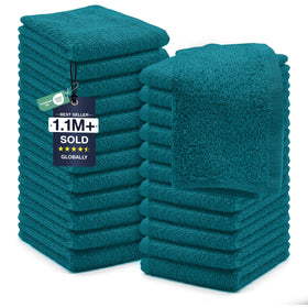 DAN RIVER wash cloths — soft-absorbent for gentle daily cleansing.
