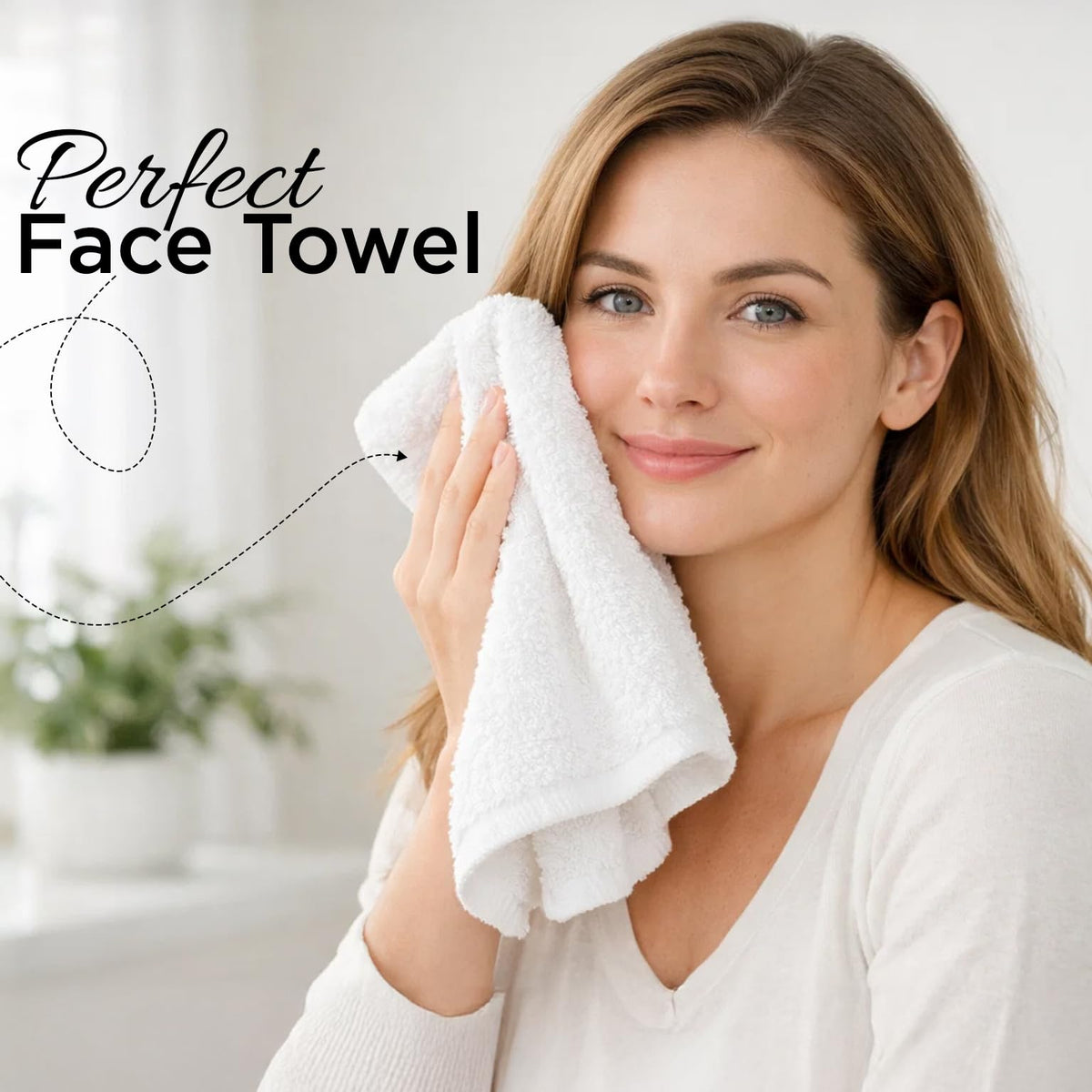 DAN RIVER washcloths absorbent fibers closeup emphasizing quick-dry performance after use