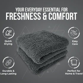 DAN RIVER washcloths bathroom scene conveying everyday durability and softness