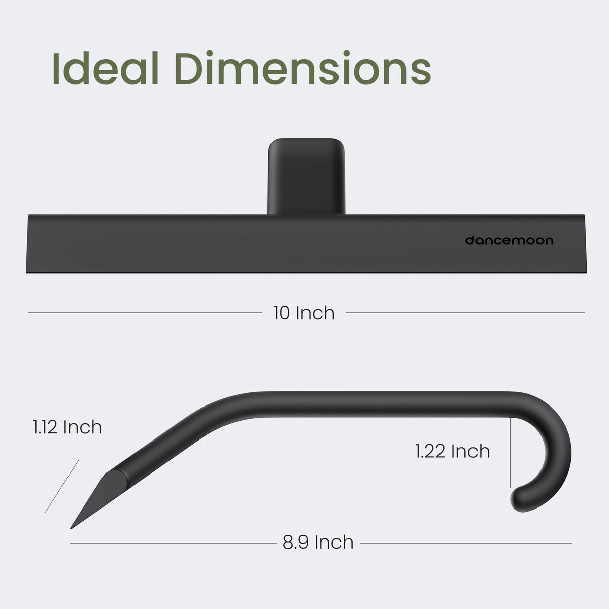 dancemoon JustHang compact storage on hook or shelf.