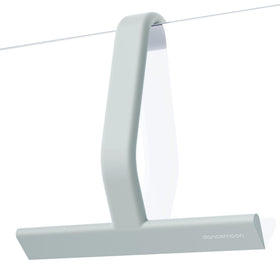 Dancemoon JustHang squeegee overview with built-in hook for easy storage and immediate use.
