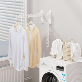 Dancrul aluminum construction resists rust for long-lasting laundry use.