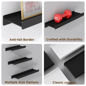 Dancrul 12-inch wall shelf showcases minimalist modern appeal