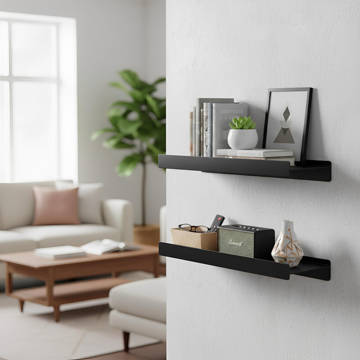Dancrul moisture-resistant metal shelf suitable for bathrooms and kitchens