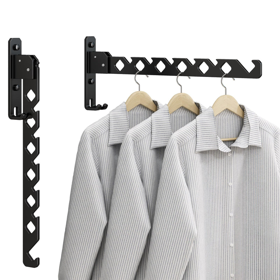 Dancrul wall-mounted drying rack with angle adjustment for flexible drying options