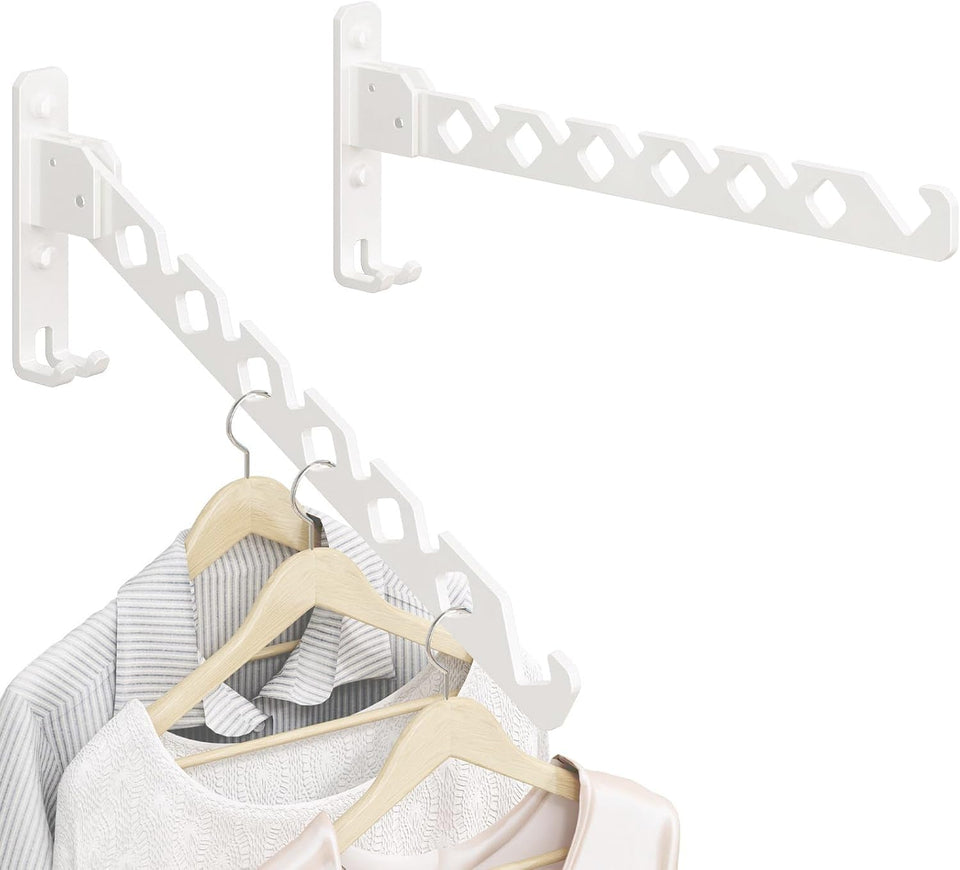 Dancrul wall-mounted drying rack with three angle options for flexible use.