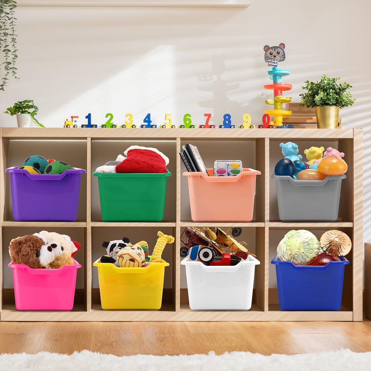 Dandat durable PP bins resist wear and support long-term classroom use.