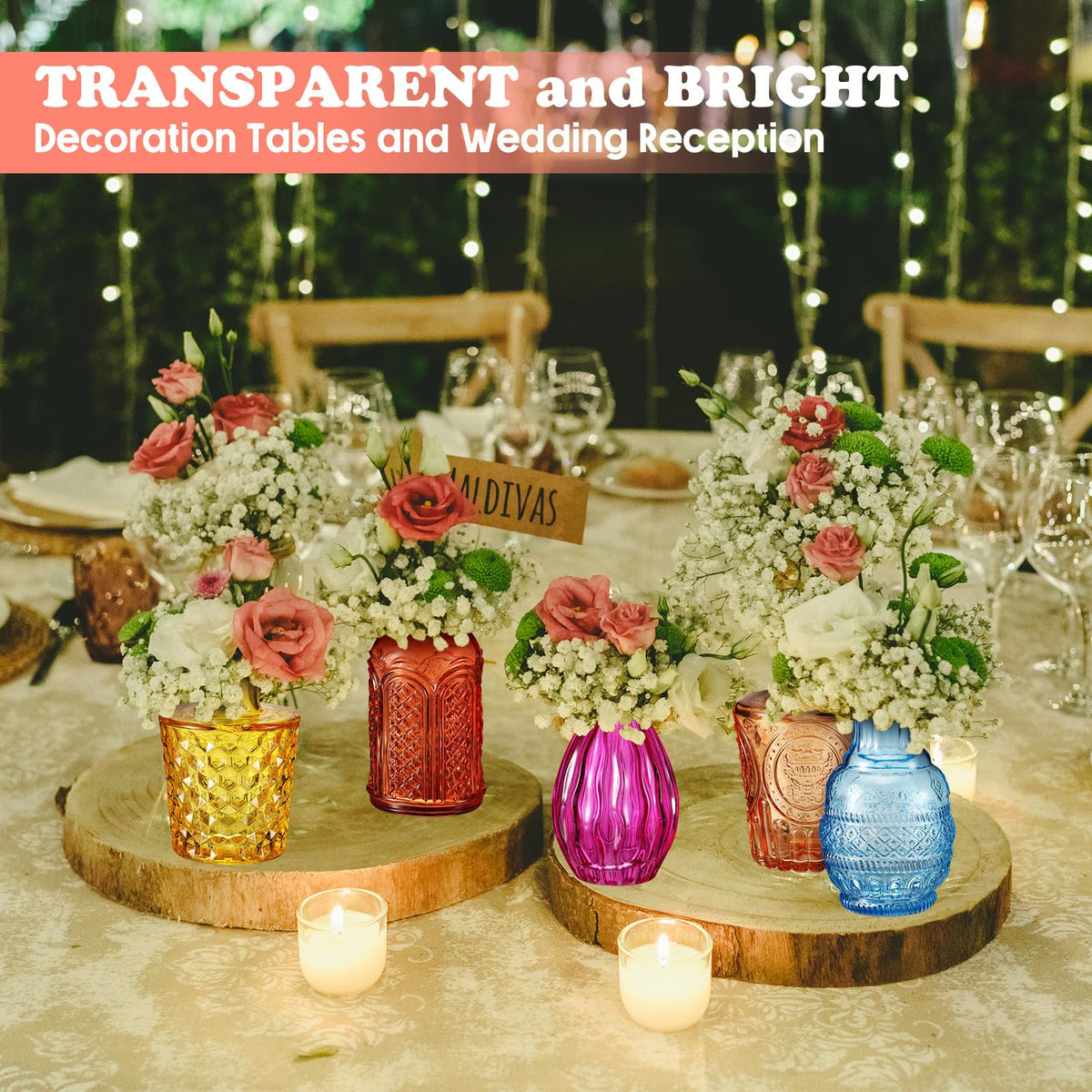 Dandat wedding centerpiece vase for elegant table styling.