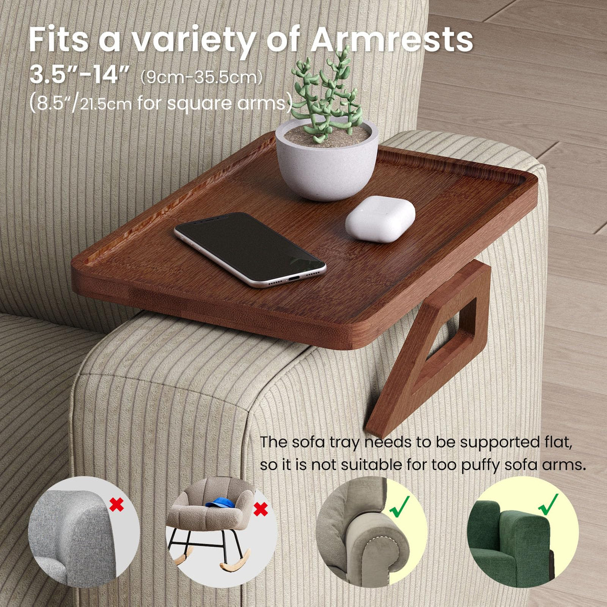 Danfoxer natural bamboo surface showcases grain and easy cleaning.