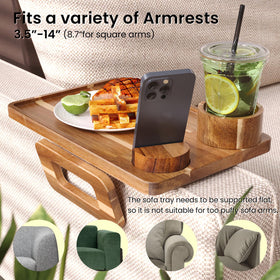 Danfoxer detachable cup holder keeps drinks within easy reach.