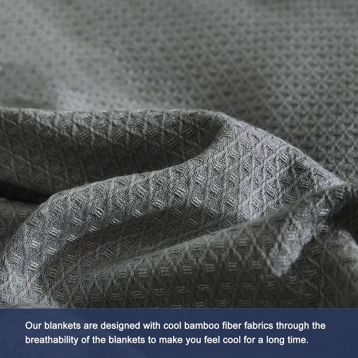 DANGTOP diamond-pattern weave enhances airflow for a cooler sleeping surface.