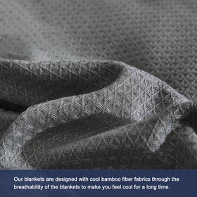 DANGTOP diamond-pattern weave enhances airflow for a cooler sleeping surface.