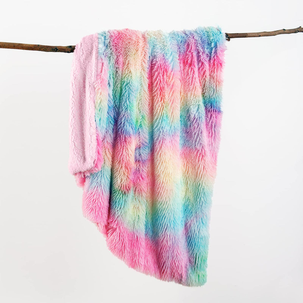 Travel-ready throw blanket ideal for car or plane comfort.