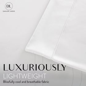 Danjor Linens four pillowcases for extra coverage and easy styling.