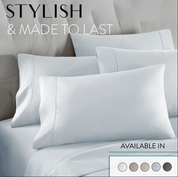 Brushed microfiber close-up on Danjor Linens sheet highlights softness and durability.