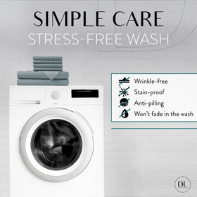 Danjor Linens brushed microfiber fabric delivers a soft, lightweight feel