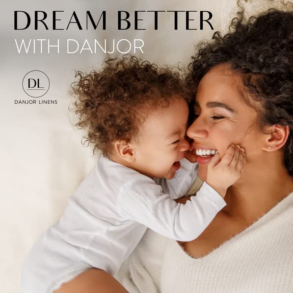 Deep-pocket fit of Danjor Linens sheet securely securing mattress