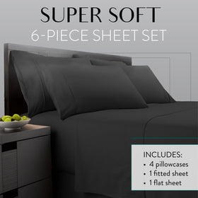 Danjor Linens flat sheet king-size provides an expansive, smooth top layer.