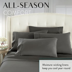 Danjor Linens king brushed-microfiber offers velvet-like feel and light warmth.