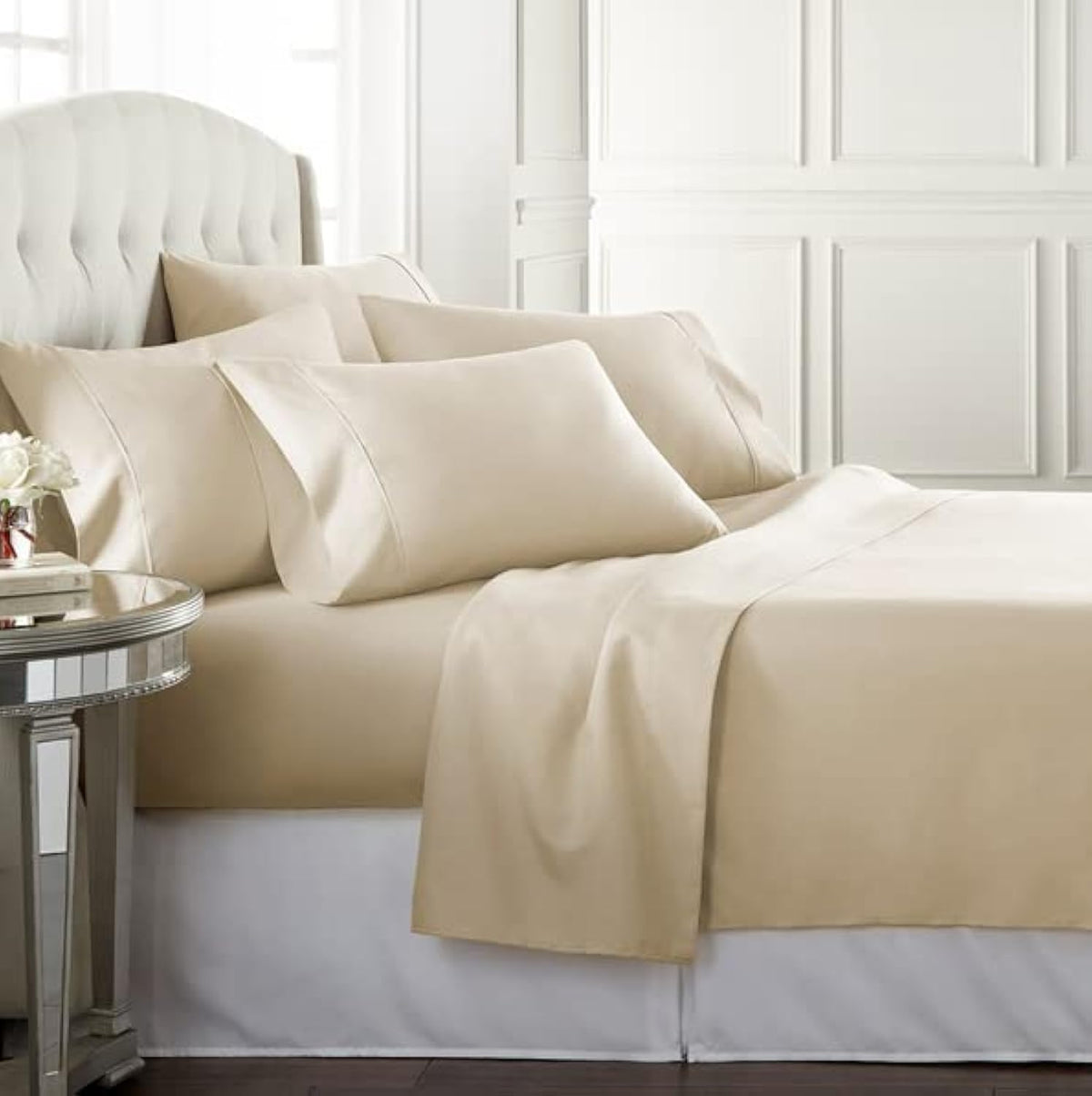 Danjor Linens king sheet set with cooling fabric keeps hot sleepers comfortable