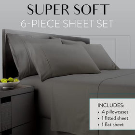 Danjor Linens queen flat sheet offers smooth, wrinkle-resistant luxury for everyday bedding.