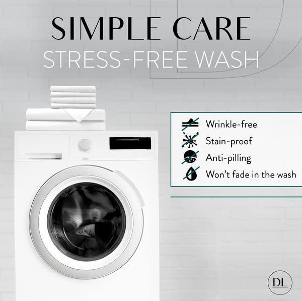 Danjor Linens soft brushed microfiber texture delivers lightweight comfort