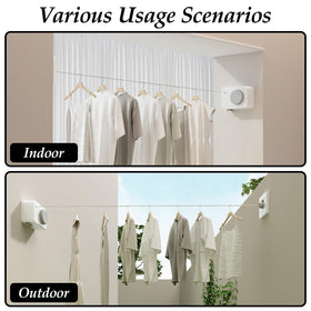 Danpoo space-saving retractable design tucks away neatly when not in use.