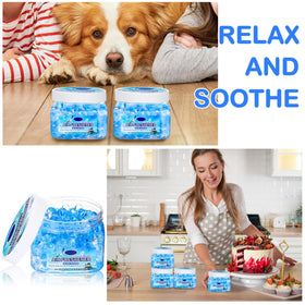 Dansib beads in a kitchen area delivering subtle aroma while reducing cooking odors.
