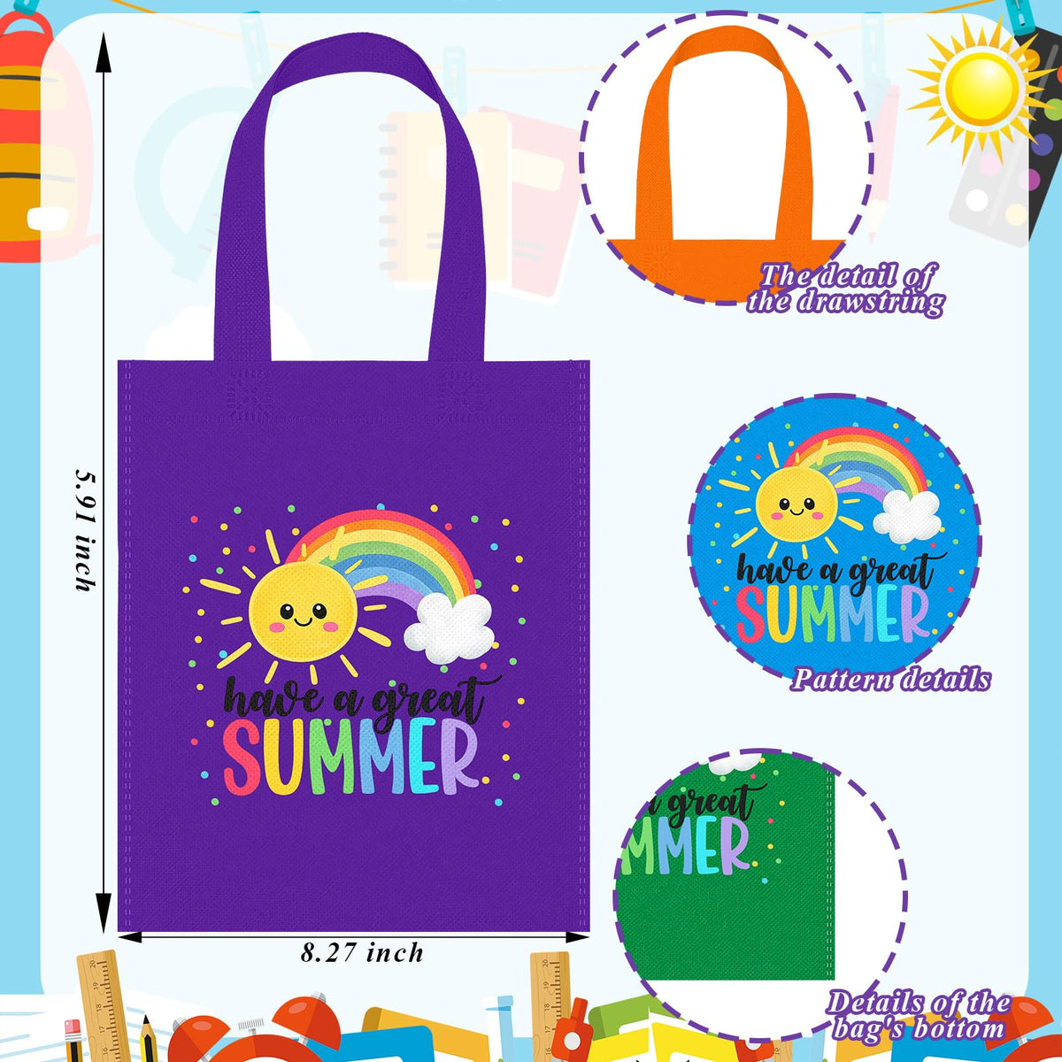 Dansydaisy gift bags with sturdy handles for easy carrying at parties.