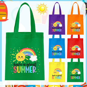 Dansydaisy gift bags sized 9.8 by 8.3 inches for candies and small gifts.