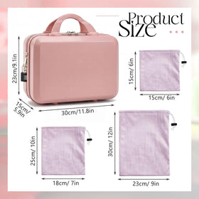 Dansydaisy lock box front shows built-in combo lock for privacy.