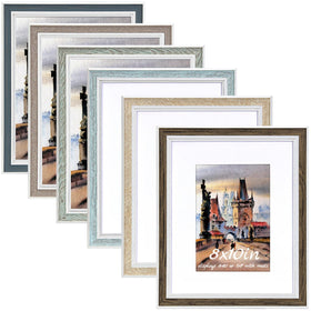 Daofary rustic 8x10 frame on wall for refined wall display