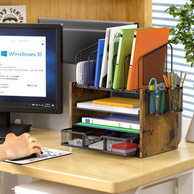DAOUTIME 2 pen holders keep writing tools organized