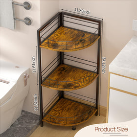 Versatile placement in bathroom, kitchen, and vanity areas for compact storage
