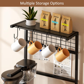 DAOUTIME coffee area in a small space maximizing corner use.