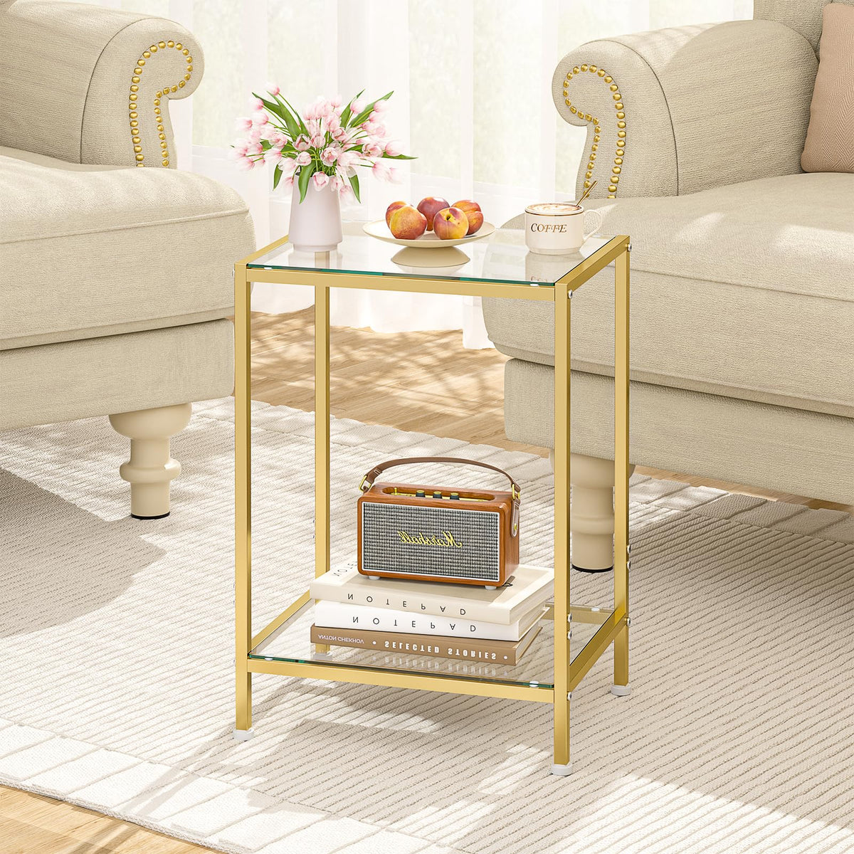 DAOUTIME easy assembly guide helps set up quickly and neatly.