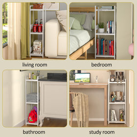 DAOUTIME expandable slim storage shelf in open spaces for quick access
