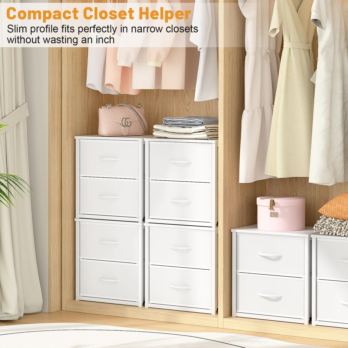DAOUTIME top surface supports up to 44 lbs for light decor or items