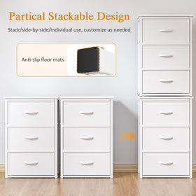 DAOUTIME metal frame with drawers open for easy access storage