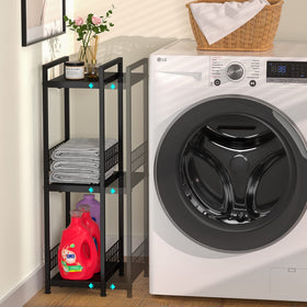 DAOUTIME multi-functional storage shelf helps tidy daily routines