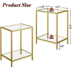 DAOUTIME slim nightstand design fits small spaces while adding convenient storage.